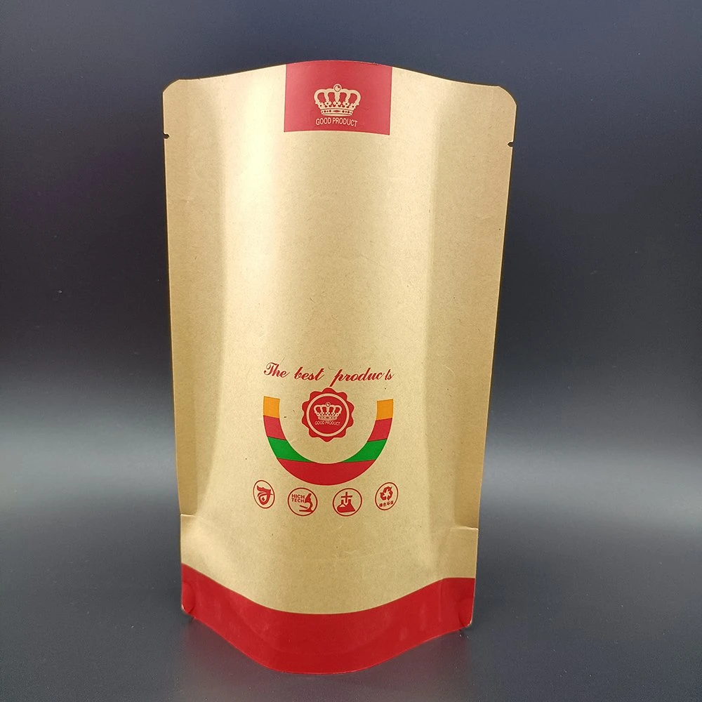 Custom Logo Printed Vacuum Dried Snack Food Bagging Potato Chips Packing Bag Aluminum Foil Silver Zipper Stand up Pouch